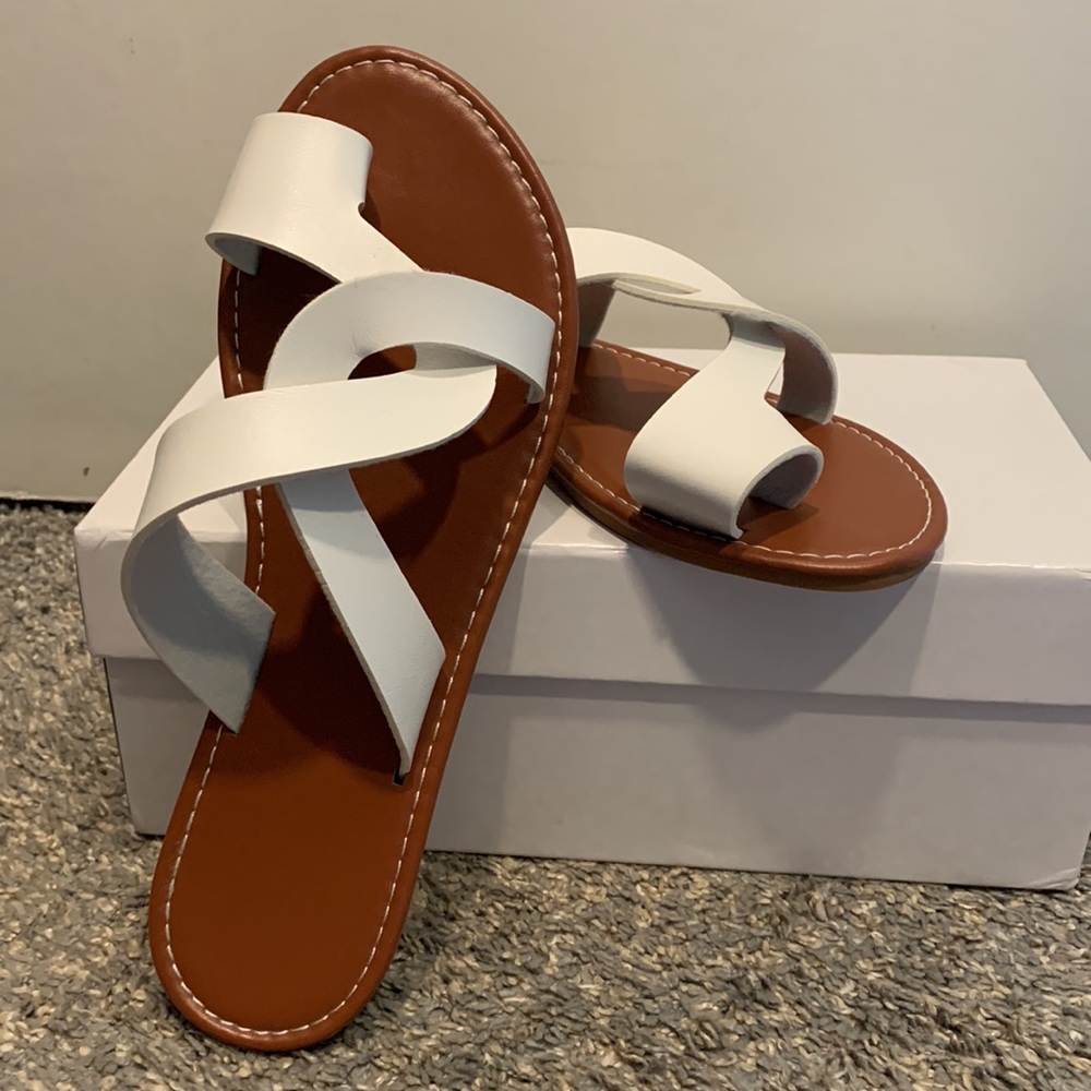 White sandal